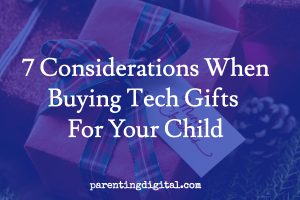 buying tech gifts